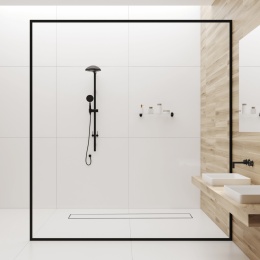 Duplex Standard 2w1 Odpływ liniowy 100 cm dwustronny chrom