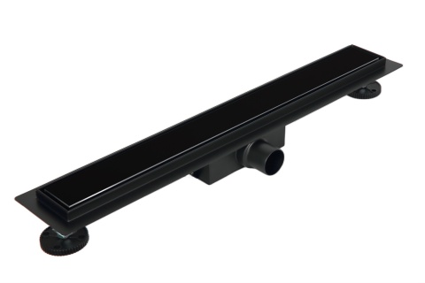 G-Drain Next Odpływ liniowy 60 cm ze szklanym panelem Double Dark G-Drain Next Odpływ liniowy 60 cm ze szklanym panelem Double Dark