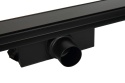 G-Drain Next Odpływ liniowy 70 cm ze szklanym panelem Double Dark