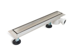 Odpływ boczny 2w1 Odpływ liniowy 70 cm z bocznym syfonem dwustronny chrom