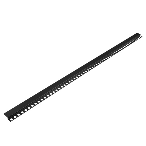 Listwa spadkowa podłogowa czołowa 130 cm czarna Listwa spadkowa podłogowa czołowa 130 cm czarna