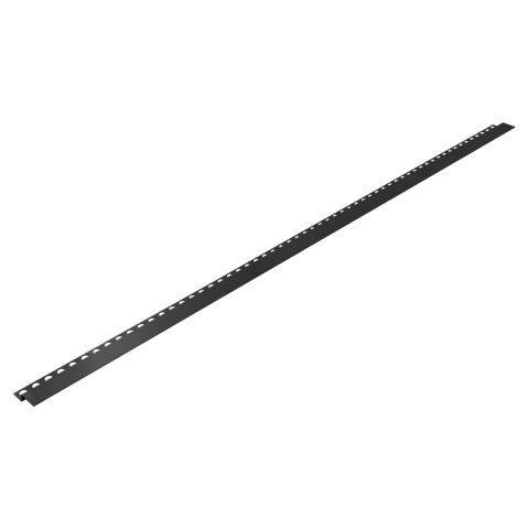 Listwa spadkowa podłogowa czołowa 130 cm czarna Listwa spadkowa podłogowa czołowa 130 cm czarna