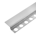 Listwa spadkowa podłogowa czołowa 130 cm inox