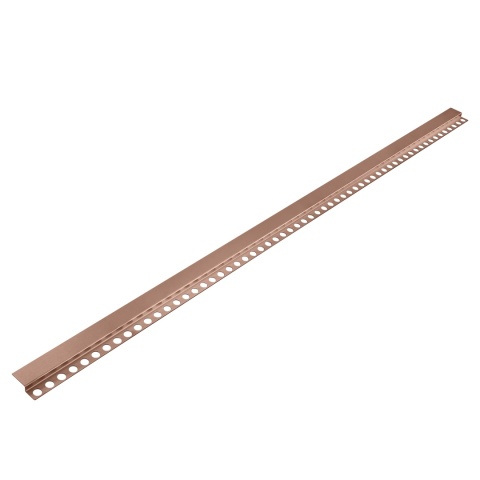 Listwa spadkowa podłogowa czołowa 130 cm miedziana Listwa spadkowa podłogowa czołowa 130 cm miedziana