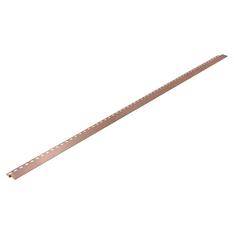 Listwa spadkowa podłogowa czołowa 130 cm miedziana Listwa spadkowa podłogowa czołowa 130 cm miedziana
