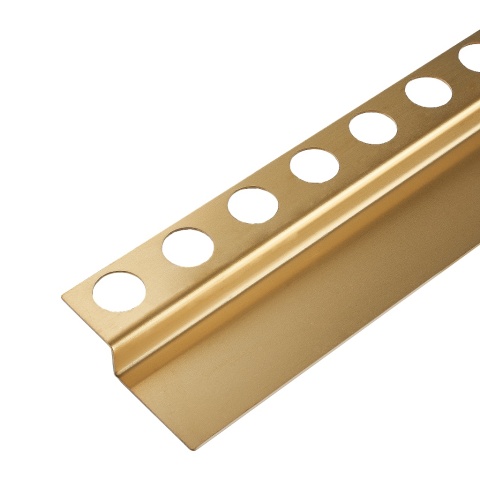 Listwa spadkowa podłogowa czołowa 130 cm złota Listwa spadkowa podłogowa czołowa 130 cm złota