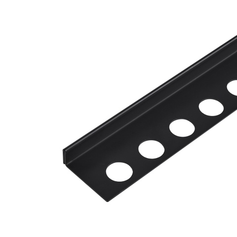 Listwa spadkowa podłogowa lewa 120 cm czarna Listwa spadkowa podłogowa lewa 120 cm czarna