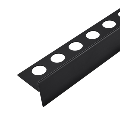 Listwa spadkowa podłogowa lewa 120 cm czarna Listwa spadkowa podłogowa lewa 120 cm czarna