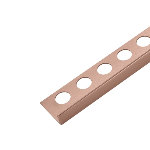 Listwa spadkowa podłogowa lewa 120 cm miedziana Listwa spadkowa podłogowa lewa 120 cm miedziana