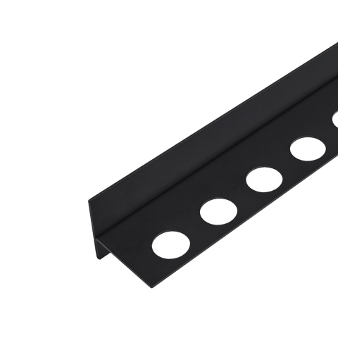 Listwa spadkowa podłogowa prawa 120 cm czarna Listwa spadkowa podłogowa prawa 120 cm czarna