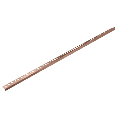 Listwa spadkowa podłogowa prawa 120 cm miedziana Listwa spadkowa podłogowa prawa 120 cm miedziana