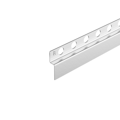 Listwa spadkowa przyścienna prawa 120 cm inox Listwa spadkowa przyścienna prawa 120 cm inox