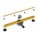 Slim&Low ProLine Mirror Gold Odpływ liniowy 70 cm złoty lustrzany