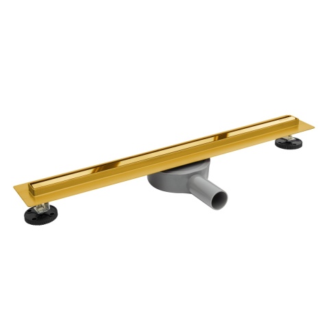 Slim&Low ProLine Mirror Gold Odpływ liniowy 80 cm złoty lustrzany Slim&Low ProLine Mirror Gold Odpływ liniowy 80 cm złoty lustrzany