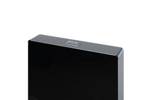 Stelaż natynkowy WC szklany czarny Fix-Frame Glass Black Stelaż natynkowy WC szklany czarny Fix-Frame Glass Black