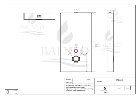 Stelaż natynkowy WC szklany czarny Fix-Frame Glass Black Stelaż natynkowy WC szklany czarny Fix-Frame Glass Black