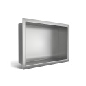 WALL-BOX ONE Inox Półka wnękowa ze stali nierdzewnej 30x20x10 cm