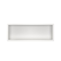 WALL-BOX ONE White Półka wnękowa ze stali nierdzewnej biała 60x20x10 cm