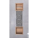 WALL-BOX PAPER 2 Copper - Magazynek z podajnikiem papieru miedziany