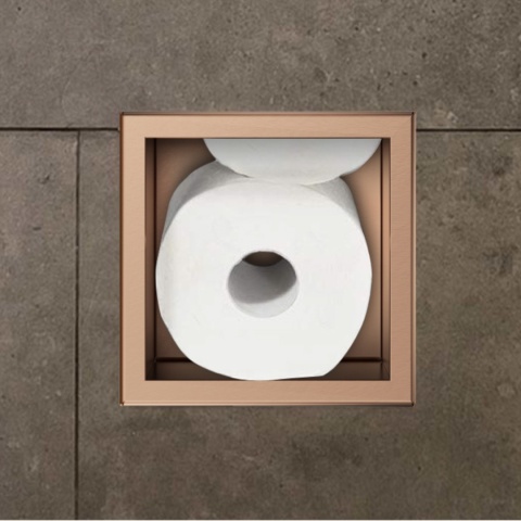 WALL-BOX PAPER 3 Copper - Magazynek na papier miedziany WALL-BOX PAPER 3 Copper - Magazynek na papier miedziany