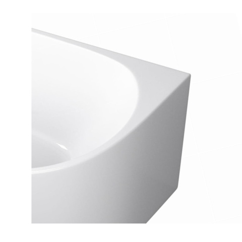 Wanna wolnostojąca narożna lewa AVOLA WHITE - 160 x 80 cm Wanna wolnostojąca narożna lewa AVOLA WHITE - 160 x 80 cm