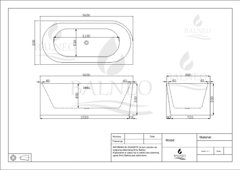 Wanna wolnostojąca narożna prawa AVOLA WHITE - 160 x 80 cm Wanna wolnostojąca narożna prawa AVOLA WHITE - 160 x 80 cm