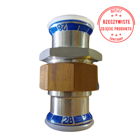 Śrubunek Geberit Mapress Edelstahl 28xG1 1/4'' Śrubunek Geberit Mapress Edelstahl 28xG1 1/4''
