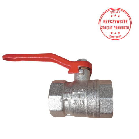 Zawór kulowy DN25 1'' PN16 z rączką Zawór kulowy DN25 1'' PN16 z rączką