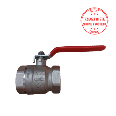 Zawór kulowy DN32 1 1/4'' PN40 z rączką Zawór kulowy DN32 1 1/4'' PN40 z rączką
