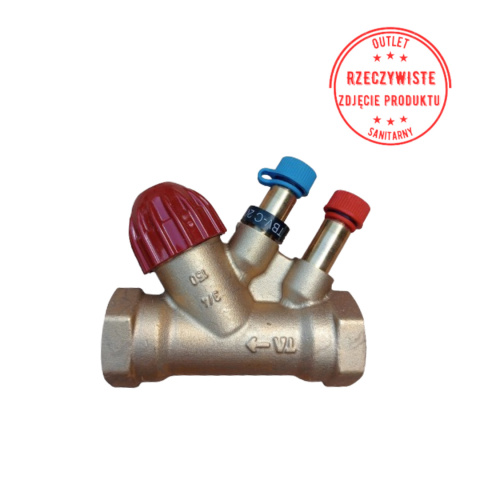 Zawór równoważący TA TBV-C DN20 3/4" do odbiorników końcowych Zawór równoważący TA TBV-C DN20 3/4" do odbiorników końcowych