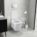 Deska wolnoopadająca biała do miski WC - LUGA
