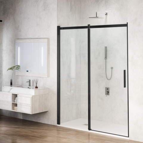 Drzwi prysznicowe rozsuwane Porta - BLACK 120 cm Drzwi prysznicowe rozsuwane Porta - BLACK 120 cm
