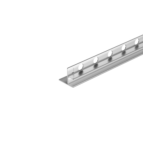 Listwa spadkowa do szkła lewa 120 cm inox Listwa spadkowa do szkła lewa 120 cm inox