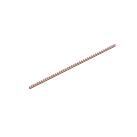 Listwa spadkowa do szkła lewa 120 cm miedziana Listwa spadkowa do szkła lewa 120 cm miedziana