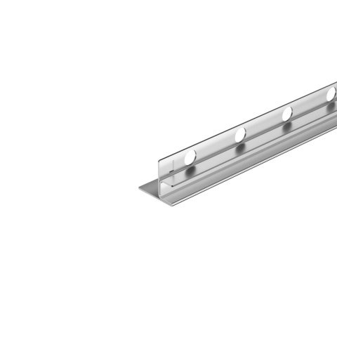 Listwa spadkowa do szkła lewa 170 cm inox Listwa spadkowa do szkła lewa 170 cm inox