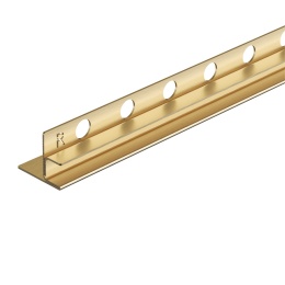 Listwa spadkowa do szkła prawa 120 cm złota