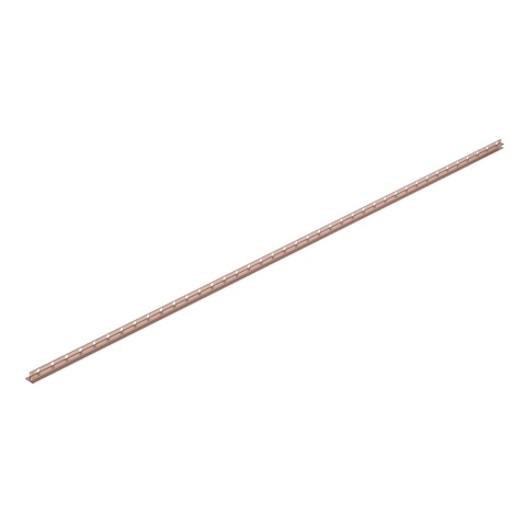 Listwa spadkowa do szkła prawa 170 cm miedziana Listwa spadkowa do szkła prawa 170 cm miedziana
