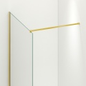 Ścianka prysznicowa Beira 50 x 200 cm transparentna 8 mm złota