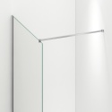 Ścianka prysznicowa Beira 80 x 200 cm transparentna 8 mm chrom