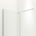 Ścianka prysznicowa Beira 90 x 200 cm transparentna 8 mm chrom