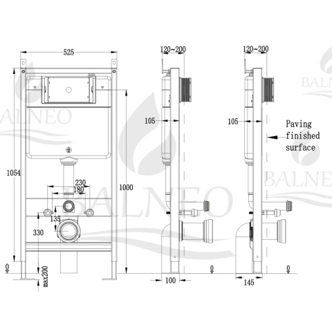 Stelaż podtynkowy WC Fix-Frame SLIM NEXT Stelaż podtynkowy WC Fix-Frame SLIM NEXT