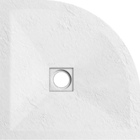 Brodzik kompozytowy półokrągły "seria FQ" Biały 90x90x2,5cm Brodzik kompozytowy półokrągły "seria FQ" Biały 90x90x2,5cm