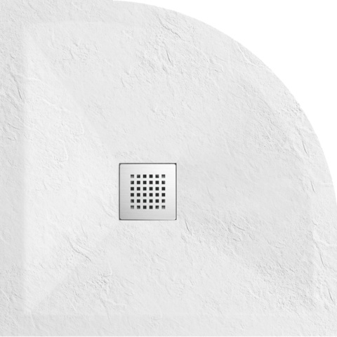 Brodzik kompozytowy półokrągły "seria FQ" Biały 90x90x2,5cm Brodzik kompozytowy półokrągły "seria FQ" Biały 90x90x2,5cm