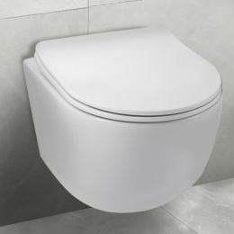 Miska podwieszana LUNA WC biała tornado