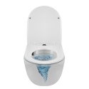 Miska podwieszana LUNA WC biała tornado