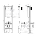 Stelaż podtynkowy WC (wąski) Fix-Frame Narrow