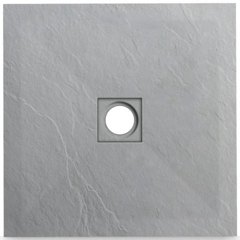 Stone Tray - Brodzik kompozytowy "F" jasnoszary 80x80x2,5 Stone Tray - Brodzik kompozytowy "F" jasnoszary 80x80x2,5