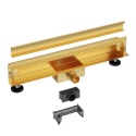 W-Drain NEXT 2w1 Odpływ liniowy ścienny 60 cm dwustronny złoty