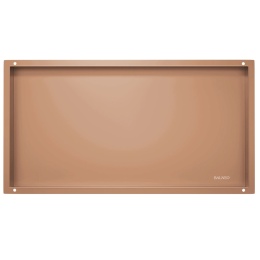 WALL-BOX NO RIM - Półka wnękowa bezramkowa COPPER 60x30x10 cm