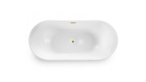 Wanna wolnostojąca PARMA z pokrywką MIRROR GOLD - 170 x 72 cm Wanna wolnostojąca PARMA z pokrywką MIRROR GOLD - 170 x 72 cm